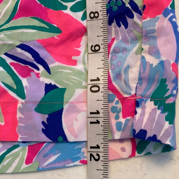 NWOT Lilly Pulitzer Pink and Green Pineapple Print Shorts - Picture 6 of 7